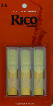 Rico rörblad Altsax 3-pack. 2,5