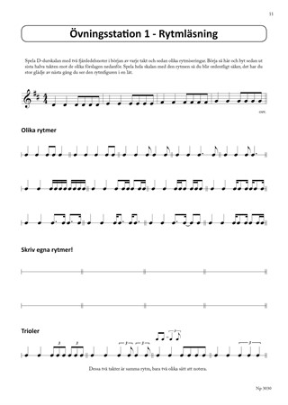 Exempel från uppföljaren i Ulrik Lundströms fiolskola Violinisten 2.5